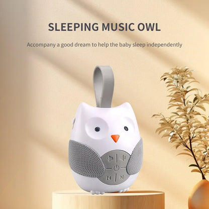 Cartoon Owl Modeling Music Pacifier Newborn Coaxing Bed Hanging Player Children Pacifying Toy Threespeed Timer Mode Leedoar