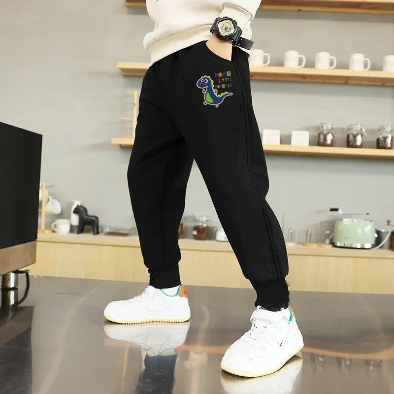 Cartoon Printed Children's Clothing Outdoor Casual Pant Basketball Sports Pants Quality Soft Comfortable Slim Fit Boys' Trousers