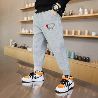 Cartoon Printed Children's Clothing Outdoor Casual Pant Basketball Sports Pants Quality Soft Comfortable Slim Fit Boys' Trousers