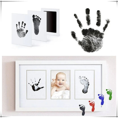 Cat Dog Paw Print Ink Kit Pad Safe Non-toxic Baby Footprints Newborn Shower Handprint Easy Diy Clean Touch Inkless Pet Souvenir Leedoar