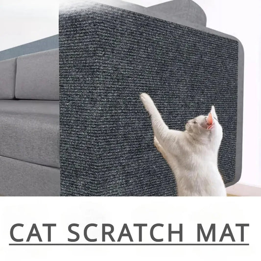 Protector de arañazos para gatos con tapete autoadhesivo de corte libre, alfombra protectora contra arañazos para gatos, muebles de entrenamiento para mascotas, protector de sofá 