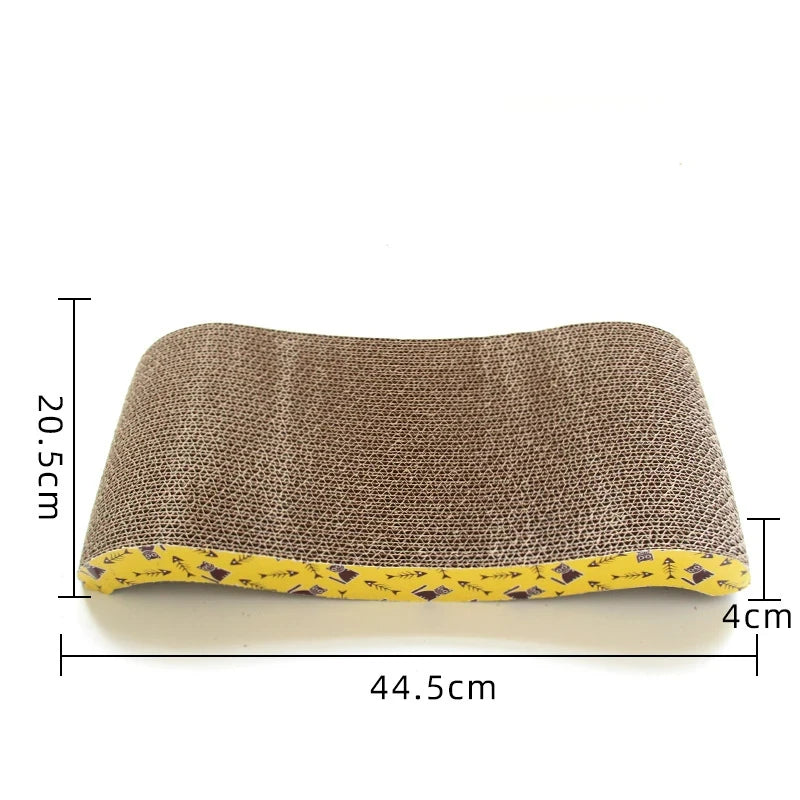 Cat Toys Pet Cat Scratching Board Corrugated Cardboard Pad Grinding Nails Interactive Protecting Furniture Cats Scratcher Toy Leedoar