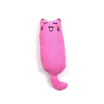 Catnip Toy Cats Products for Pets Cute Cat Toys for Kitten Teeth Grinding Cat Plush Thumb Pillow Pet Accessories Leedoar