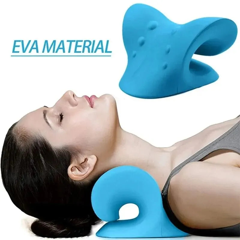 Cervical Massage Pillow U-shaped Pillow Gravity Shiatsu Cervical Massage Pillow Neck & Shoulder Stretch Neck Relaxation Leedoar