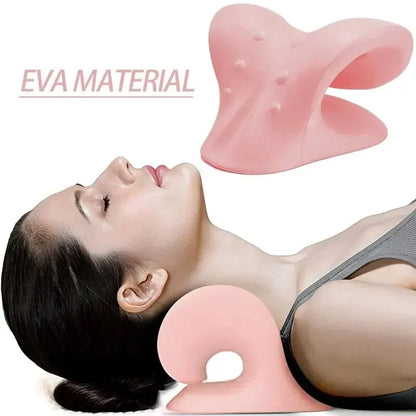 Cervical Massage Pillow U-shaped Pillow Gravity Shiatsu Cervical Massage Pillow Neck & Shoulder Stretch Neck Relaxation Leedoar