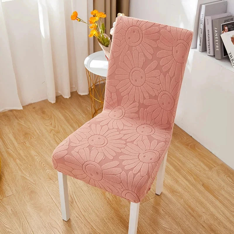 Chair Cover Cover Backrest Stretch Seat Package Table and Chair Cover Set Home Stool Cover Simple Four Seasons General Purpose Leedoar