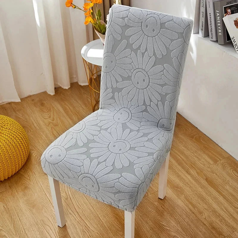 Chair Cover Cover Backrest Stretch Seat Package Table and Chair Cover Set Home Stool Cover Simple Four Seasons General Purpose Leedoar