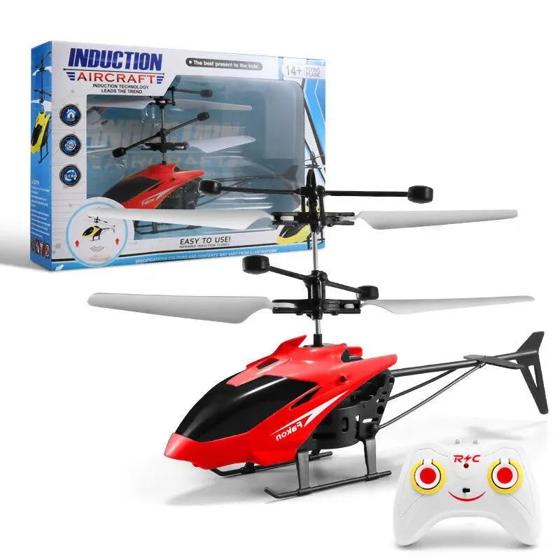 Charging Remote Control Aircraft Induction Two-Way Helicopter Indoor Suspension Anti Drop Electric Luminescence Leedoar