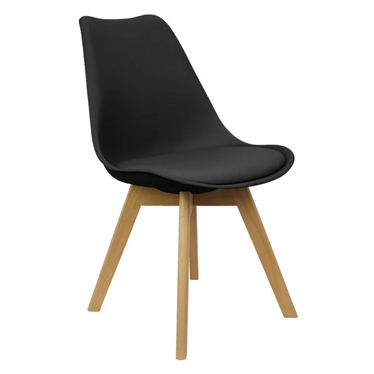 Charles Eames Leda Luisa Saarinen Design Wood Upholstered Wooden Base Chair