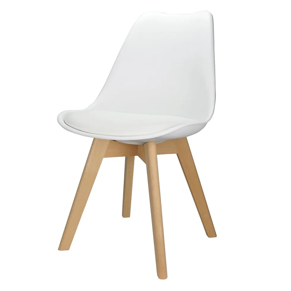 Charles Eames Leda Luisa Saarinen Design Wood Upholstered Wooden Base Chair