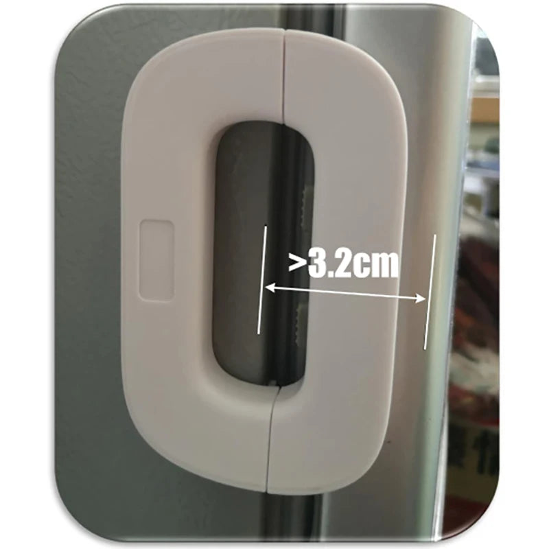 Child Safety Locks Home Refrigerator Lock for Kids Security Protection Baby Anti-Pinch Hand Refrigerators Door Dedicated Buckles Leedoar