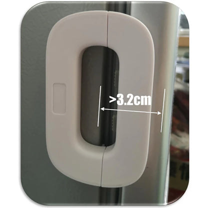 Child Safety Locks Home Refrigerator Lock for Kids Security Protection Baby Anti-Pinch Hand Refrigerators Door Dedicated Buckles Leedoar