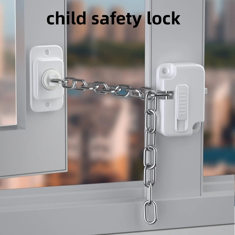 Child Safety Locks Upgraded Adjustable Window Limiters Door Locks Refrigerator Locks Keep Children Safe Leedoar