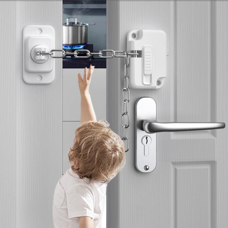 Child Safety Locks Upgraded Adjustable Window Limiters Door Locks Refrigerator Locks Keep Children Safe Leedoar