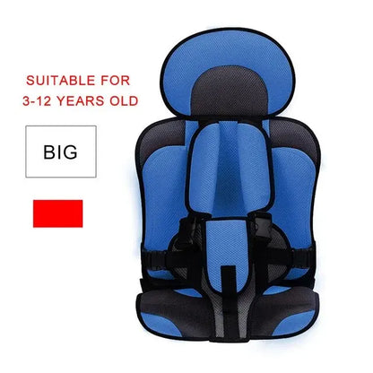 Child Safety Seat Mat for 6 Months To 12 Years Old Breathable Chairs Mats Baby Car Seat Cushion Adjustable Stroller Seat Pad