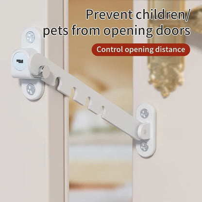 Child Safety lock Window Restrictor Adjustable Windowlock Stopper Falling Prevention Lock Limiter Care for Baby Child Protection Leedoar