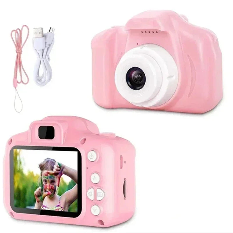 Children Toys Camera Digital Vintage Camera Kids Projection Video Camera Outdoor Photography 32GB Gift For Kids Leedoar