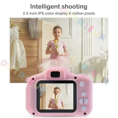 Children Toys Camera Digital Vintage Camera Kids Projection Video Camera Outdoor Photography 32GB Gift For Kids Leedoar