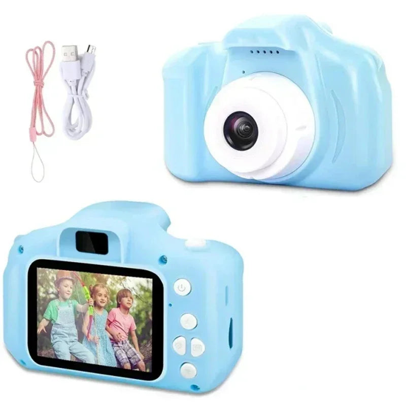Children Toys Camera Digital Vintage Camera Kids Projection Video Camera Outdoor Photography 32GB Gift For Kids Leedoar