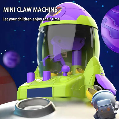 Children's Rocket Ball Machine Toy Claw Machine Boy Small Home Cartoon Gacha Leedoar