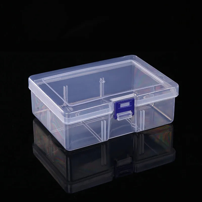 Clear Plastic Box Rectangular Box Screwdrivers Bits Tools Bleads Dustproof Waterproof Packing Storage Cases Container Leedoar