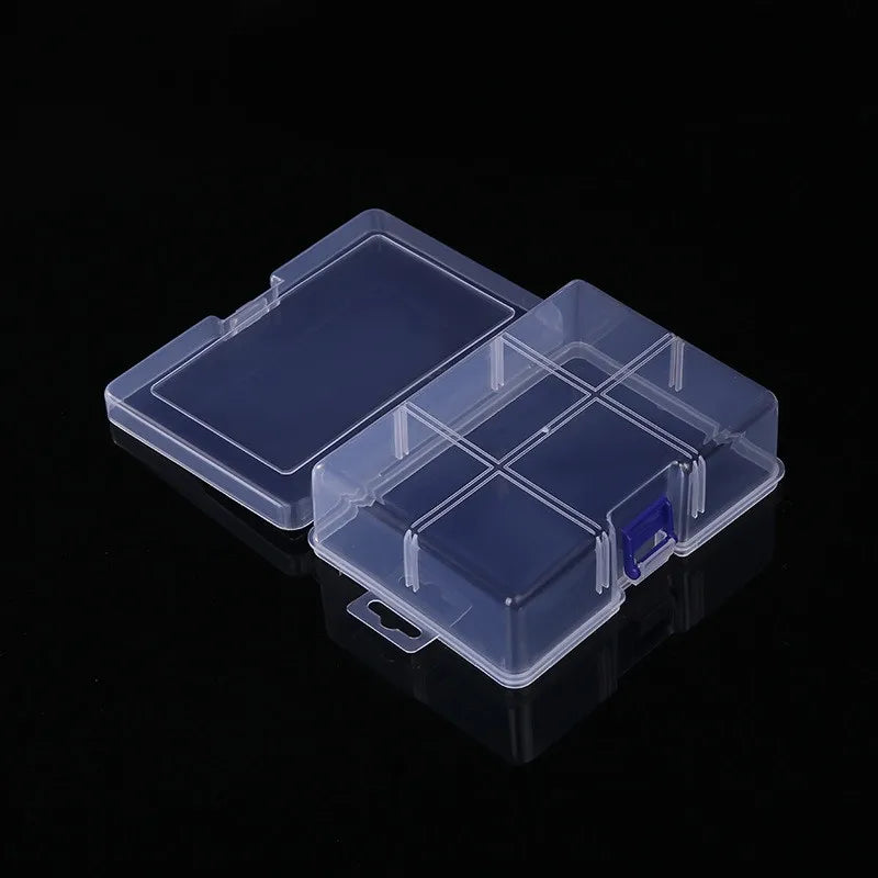 Clear Plastic Box Rectangular Box Screwdrivers Bits Tools Bleads Dustproof Waterproof Packing Storage Cases Container Leedoar