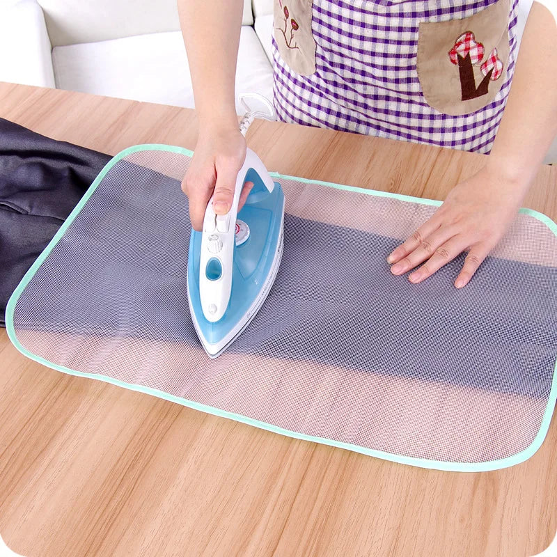 Clothes Ironing Protection Pad Cloth Protective Press Mesh Ironing Board Mat Insulation Against Random Colors Ironing Board Cove Leedoar