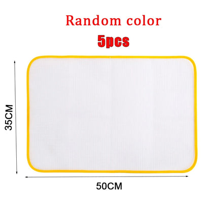 Clothes Ironing Protection Pad Cloth Protective Press Mesh Ironing Board Mat Insulation Against Random Colors Ironing Board Cove Leedoar