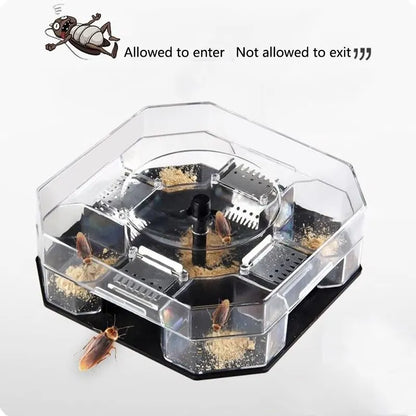 Cockroach Trap Bug Catching Tool Cockroach Box Home Indoor Kitchen Safety Physical Bug Size Pass Kill Trap Trap Leedoar