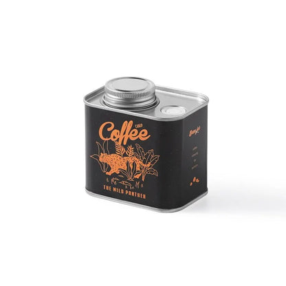 Coffee Bean Sealed Can Outdoor Camping Tin Box Food Grade Packaging Storage Fresh Breathing Tin Can Leedoar