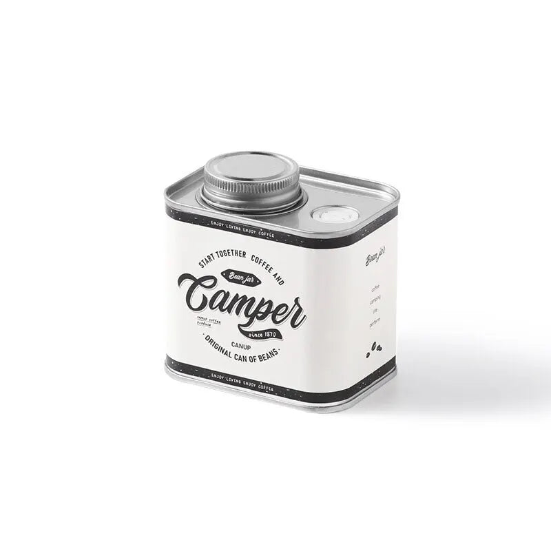 Coffee Bean Sealed Can Outdoor Camping Tin Box Food Grade Packaging Storage Fresh Breathing Tin Can Leedoar