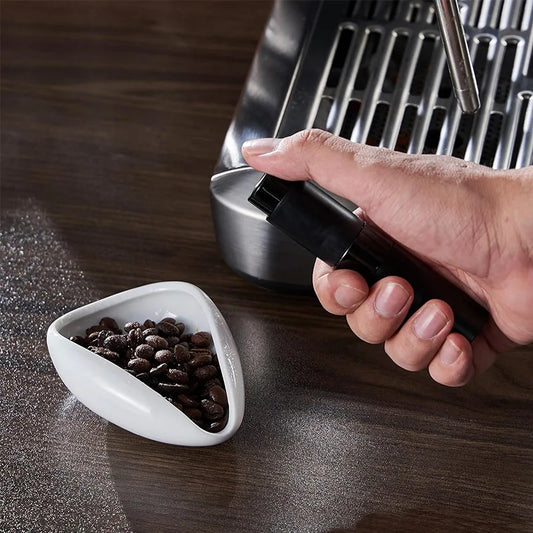 Coffee Beans Dosing Cup Trays and Spray Portable Humidifier Powder Anti Fly and Static Electricity Espresso Grinder Accessories Leedoar