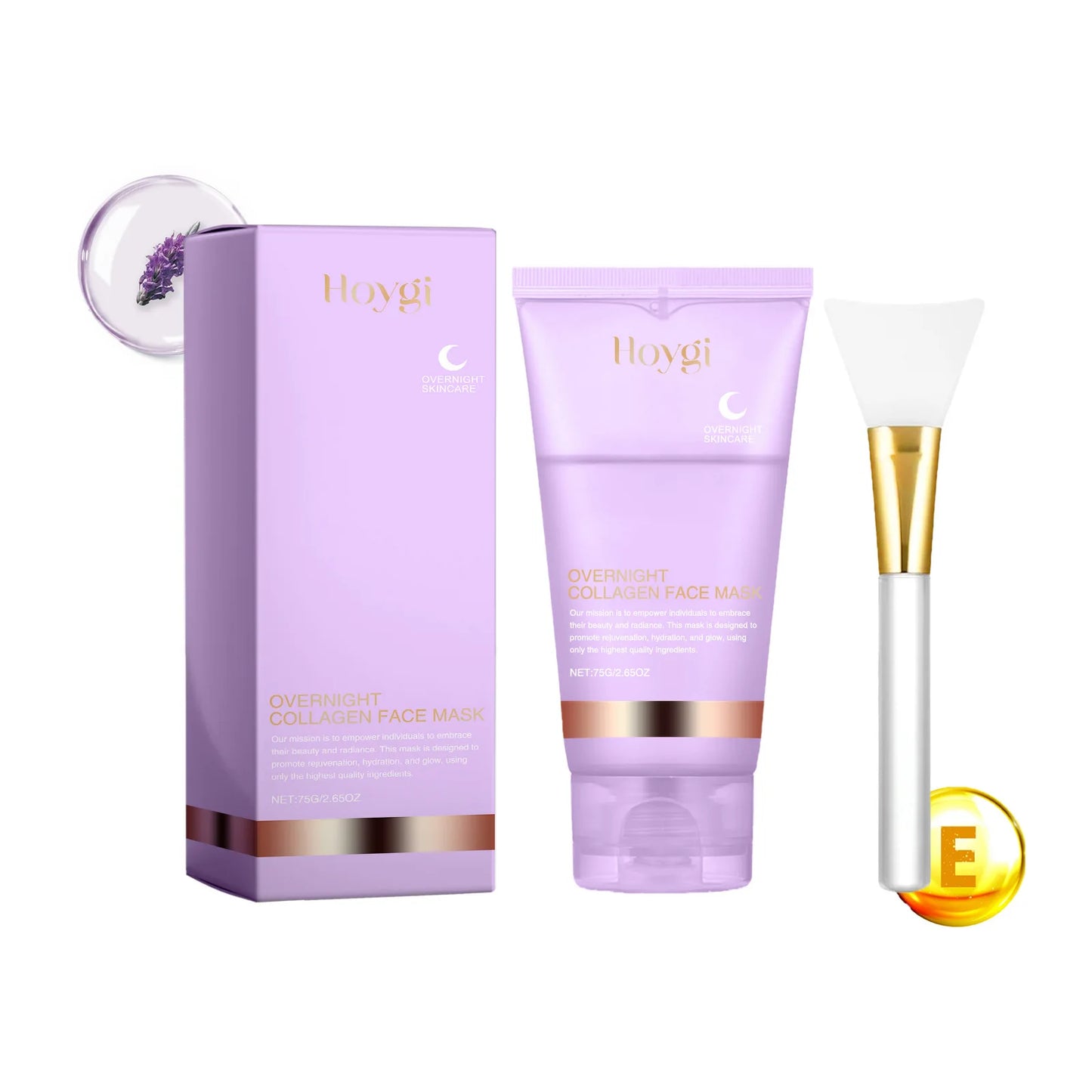 Collagen Overnight Wrapping Mask Fade Fine Lines Firming Deep Hydrating Replenishment Shrink Pores Brightening Korean Skin Care