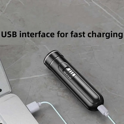 Compact & Convenient Electric Razor for Men - USB Rechargeable, Wet & Dry, Easy One-Button Use - Perfect for Home, Car & Travel! Leedoar