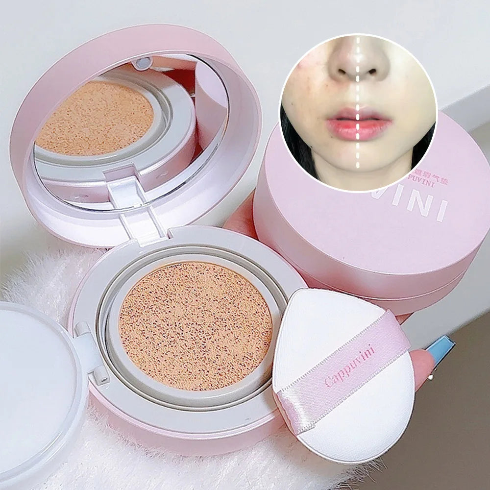 Concealer Air Cushion Naturally Long-lasting Makeup Brightening, Modifying Dullness Not Easy To Get Stuck Cappuvini Liquid Found Leedoar