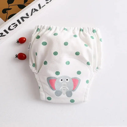 Cotton Baby Training Pants for Kids Diaper Waterproof Underwear Infant Panties Washable Boys Girl Cloth Diapers Reusable Nappies Leedoar