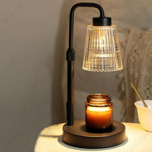 Creative Lifting Aromatherapy Wax Melting Lamp with Adjustable Brightness Timed Bedroom Bedside Atmosphere Decoration Lighting