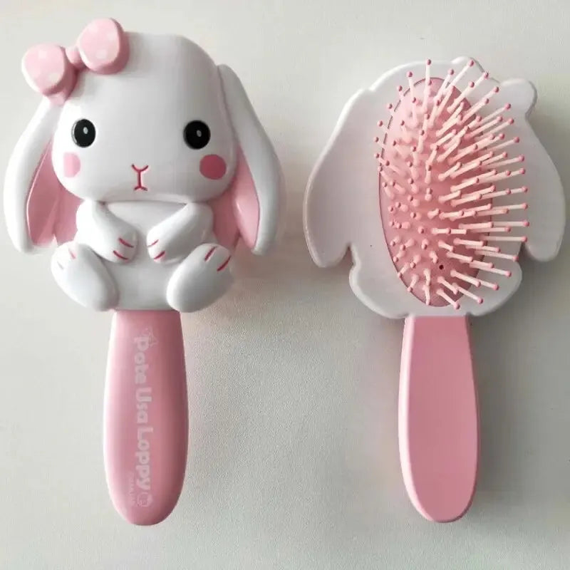 Cute Air Cushion Comb for Children Girls KT Comb Distribution Line Air Bag Comb Princess Baby Massage Electrostatic Cartoon Hair Leedoar