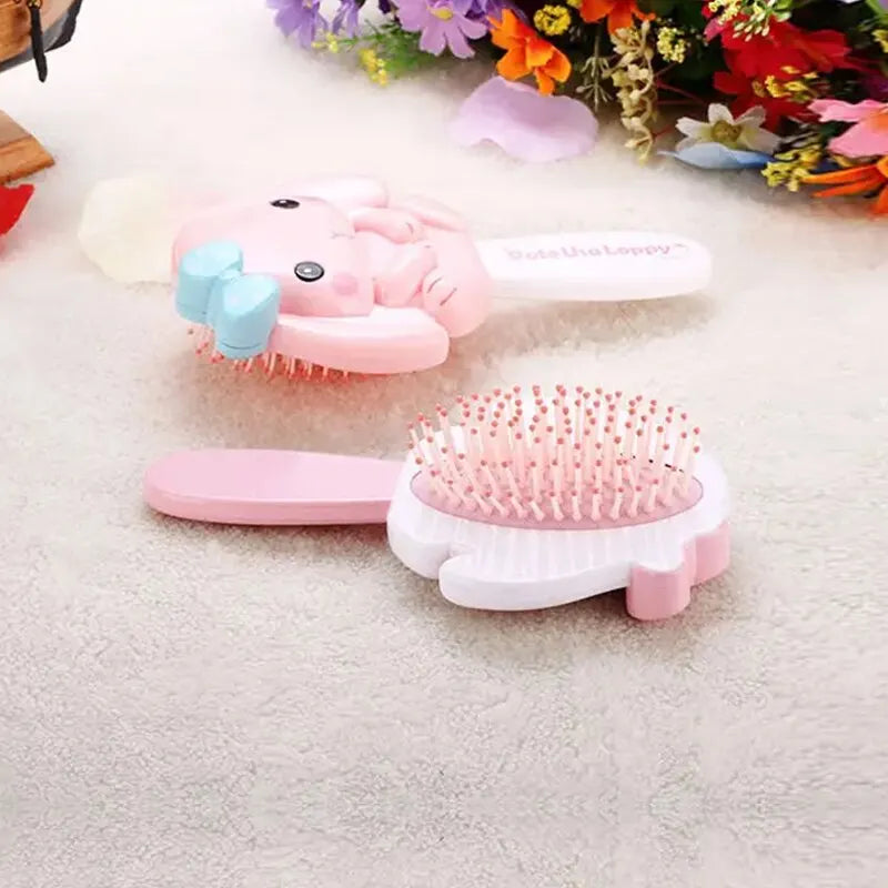 Cute Air Cushion Comb for Children Girls KT Comb Distribution Line Air Bag Comb Princess Baby Massage Electrostatic Cartoon Hair Leedoar