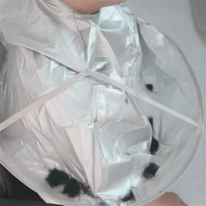 DIY Hairdressing Cloak Umbrella Cloak Hairdressing Cloak Shaving Cover Hairdressing Apron Household Cleaning Protective Leedoar