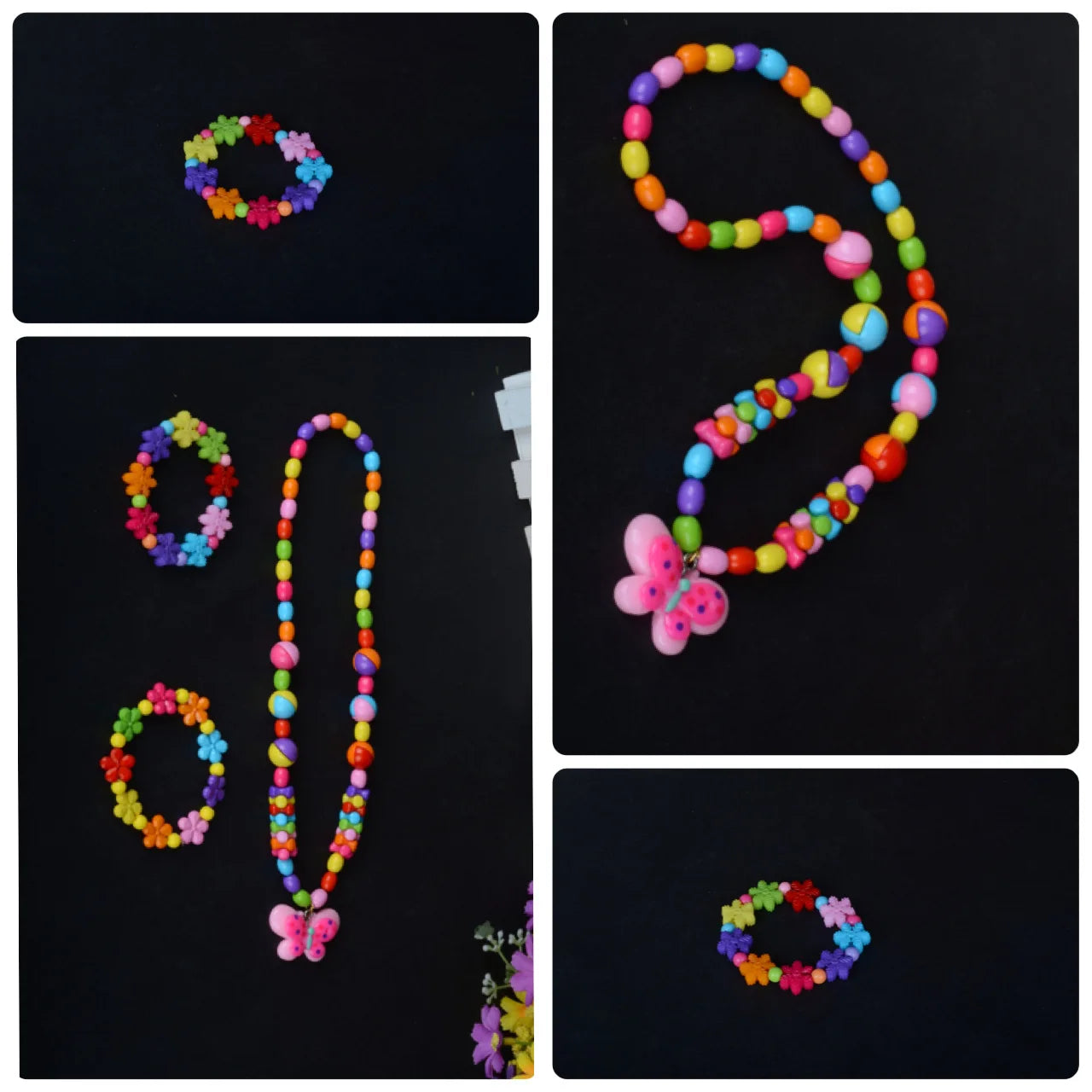 Juguete de cuentas hecho a mano con accesorios para niños, pulsera tejida creativa para niñas, juguetes para hacer joyas, regalo educativo para niños 