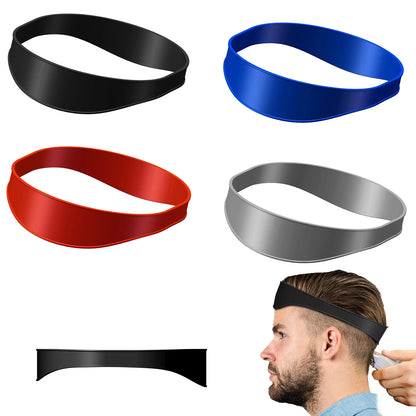 DIY Home Hair Trimming Home Haircuts Curved Headband Silicone Neckline Shaving Template and Hair Cutting Guide Hair Styling Tool Leedoar