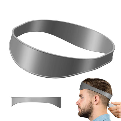 DIY Home Hair Trimming Home Haircuts Curved Headband Silicone Neckline Shaving Template and Hair Cutting Guide Hair Styling Tool Leedoar