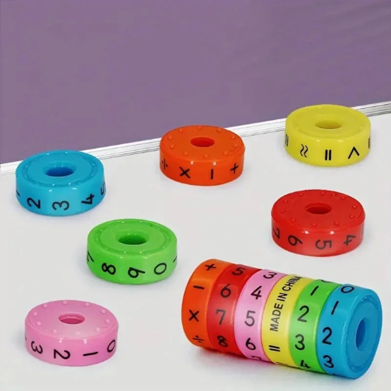 DIY Math Blocks: Perfect Birthday Gift for Boys & Girls - Preschool Learning Counting & Math Skills Tools! Leedoar