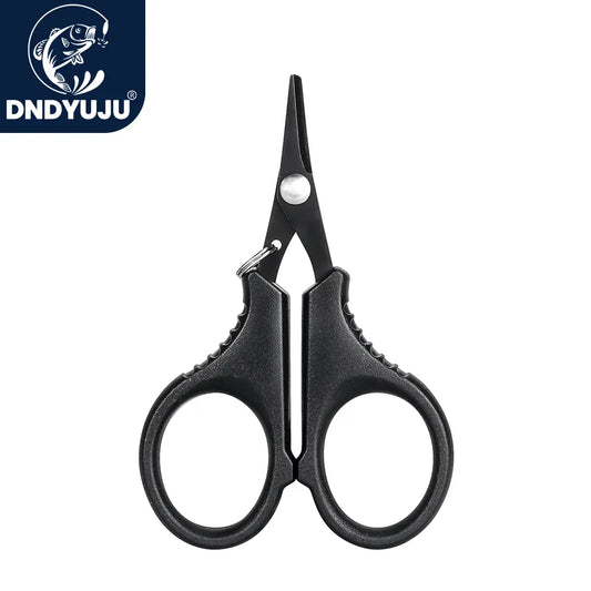 DNDYUJU Titanium Coating Stainless Steel Fishing Scissor Plier Cut PE Braid Line Cutter Plies Carp Fishing Tools Accessories