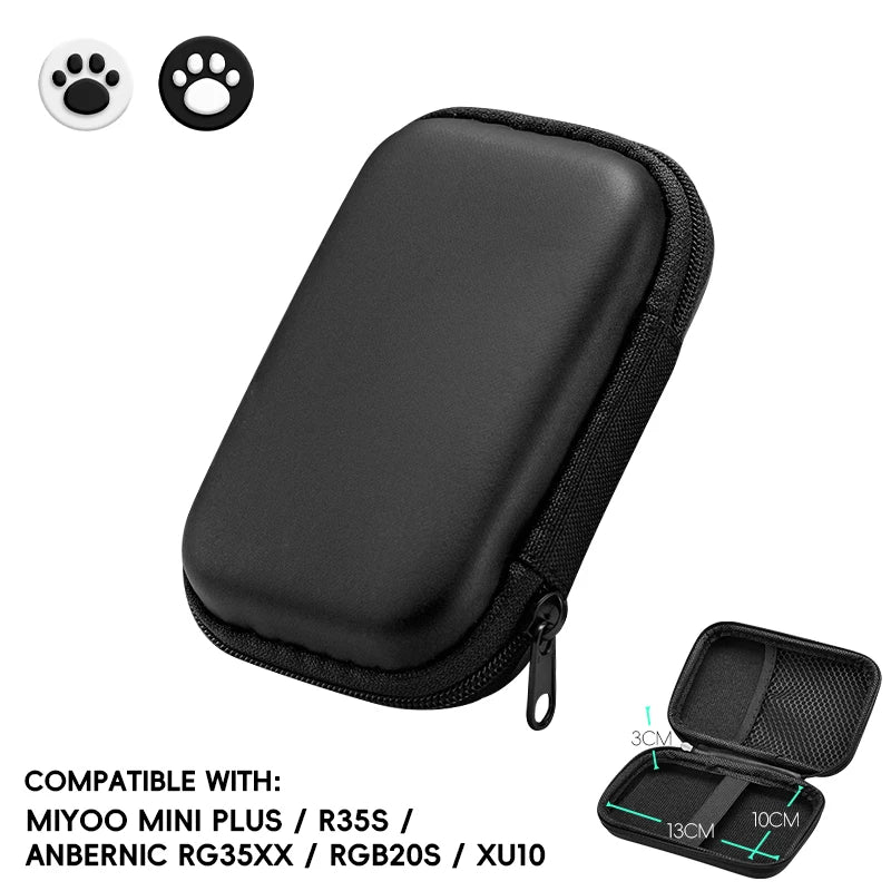 Bolsa portátil Data Frog para RG35XX Plus Estuche para ANBERNIC RG35XX Estuche protector para R35S RGB20S Accesorios para Miyoo mini Plus 