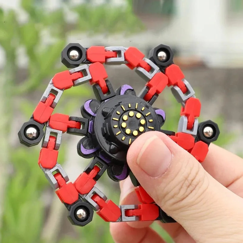 Deformed Fidget Spinner Chain Toys For Children Antistress Hand Spinner Vent Toys Adult Stress Relief Fidget Sensory Gyro Gift Leedoar