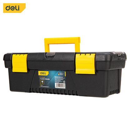 Deli Thickened Toolbox Toolbag Oxford Cloth Empty PP Plastic Storage Box Multifunctional Maintenance Tool Box Household Leedoar