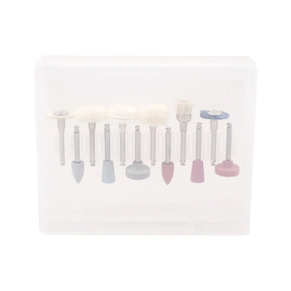 Denspay Dental 12pcs/caixa Kit de polimento composto RA 2,35 mm para polimento de unhas de porcelana Hanpiece de baixa velocidade e dentes naturais 