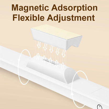 Desk Lamp LED USB Rechargeable Light Stepless Dimming Table Lamp Hanging Magnetic Bedroom Night Lamp Reading Table Lamps Leedoar